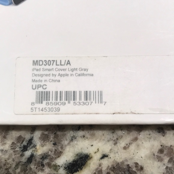 iPad 2 Smart Cover Light Grey Case Tablet Apple - Picture 5 of 8